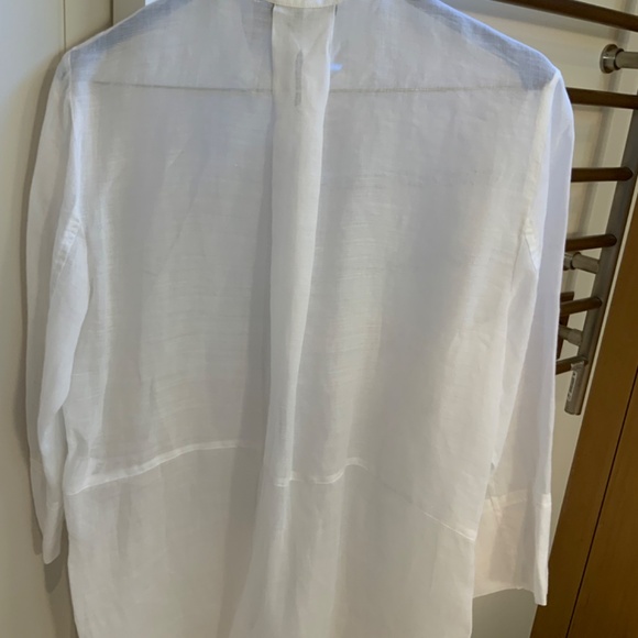 Vince linen/ramie tunic blouse - Picture 4 of 5